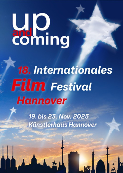 Plakatmotiv des Festivals up and coming 2025
