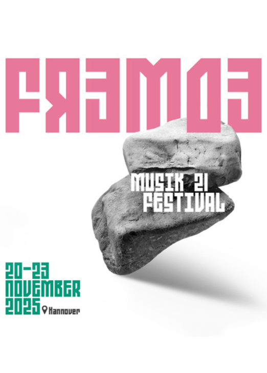 Plakat zum Festival von Musik 21 Niedersachsen