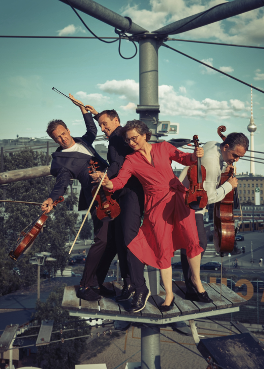 Das Kuss-Quartett über Berlin